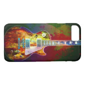 Töne von Musik. Bunte Gitarre Case-Mate iPhone Hülle (Rückseite (Horizontal))