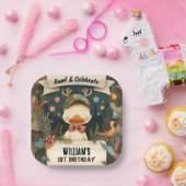 Tone Wild Camouflage Oh Deer Enck Jagd 1. Geburtst Pappteller (Party)