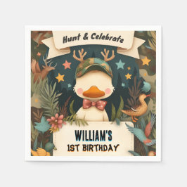 Tone Wild Camouflage Oh Deer Enck Jagd 1. Geburtst Serviette