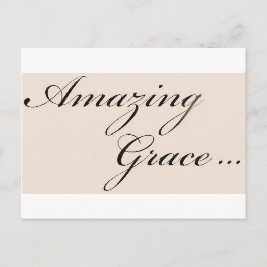 Toneamazinggrace Postkarte (Vorderseite)