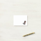 Tonen Sie Ihren verrückten Abstieg Post-it Klebezettel (Auf Schreibtisch)