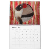 Tönen Sie tönen die siamesische Katze Kalender (Feb 2026)