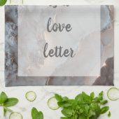 Tonerde - weiß geschirrtuch (Gefaltet)