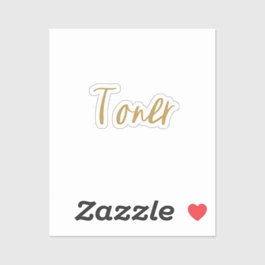 Tonerspeicheraufkleber Aufkleber (Blatt)