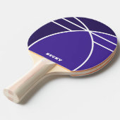 Tones of Blue Personalized Ping Pong Paddle Tischtennis Schläger (Vorderseite)