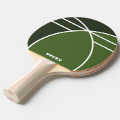 Tones of Green Personalized Ping Pong Paddle Tischtennis Schläger (Vorderseite)