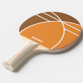 Tones of Orange Personalized Ping Pong Paddle Tischtennis Schläger (Vorderseite)