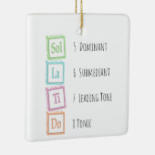 Tones of the Scale Solfege Musical Baby Blocks Keramikornament (Rechts)