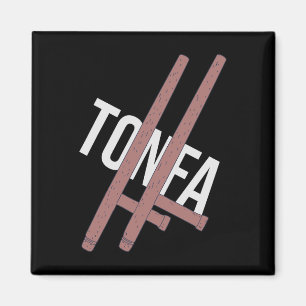 Tonfa - Tong Fa Pair - Okinawan Kämpfe Magnet