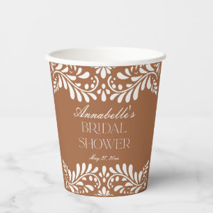 Tonfliese Talavera Kachel Spanische Fiesta Brautpa Pappbecher