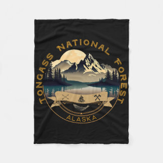 Tong National Forest Urlaubsbekleidung - Souvenir Fleecedecke