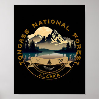 Tong National Forest Urlaubsbekleidung - Souvenir  Poster