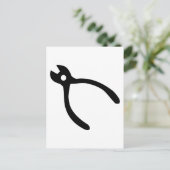 Tong - Plier Postkarte (Stehend Vorderseite)