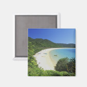 Tonga Bay, Abel Tasman NP, South Island, New Magnet (Vorderseite/Rückseite)