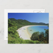 Tonga Bay, Abel Tasman NP, South Island, New Postkarte (Vorne/Hinten)