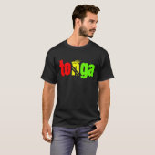 Tonga benannter Tee in Reggafarben (Vorne ganz)