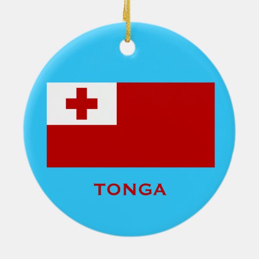 TONGA Custom Christmas Ornament (Hinten)