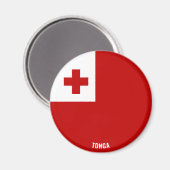 Tonga Flag Charming Patriotic Magnet (Vorderseite/Rückseite)