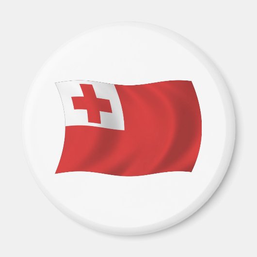 Tonga Flag Magnet (Vorne)