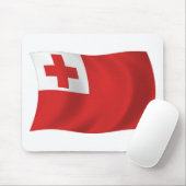 Tonga Flag Mousepad (Mit Mouse)