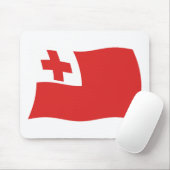 Tonga Flag Mousepad (Mit Mouse)