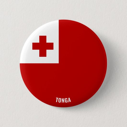 Tonga Flag Niedlich Patriotic Button (Vorderseite)