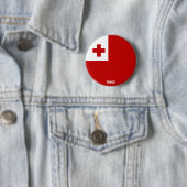 Tonga Flag Niedlich Patriotic Button (Beispiel)