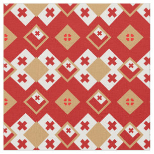 Tonga Flag & Tonga Trendy Fabric Mode Stoff