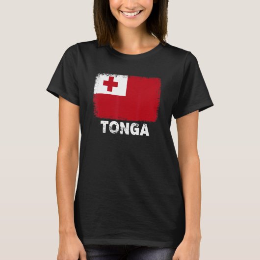 Tonga Flag Unterstützung Tonga Menschen Frauen Män T-Shirt (Vorderseite)