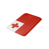Tonga-Flagge Badematte (Schrägansicht)
