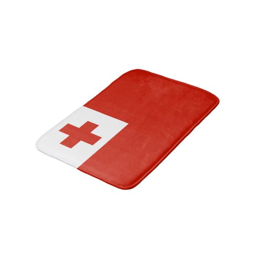 Tonga-Flagge Badematte (Schrägansicht)