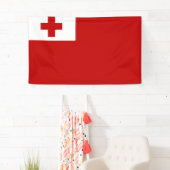 Tonga-Flagge Banner (Insitu)