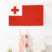 Tonga-Flagge Banner (Insitu)