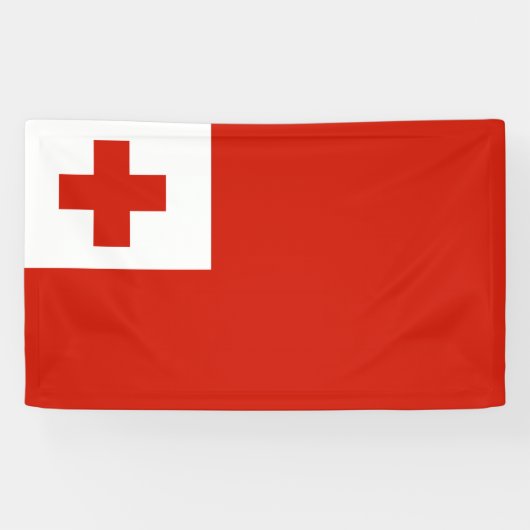 Tonga-Flagge Banner (Horizontal)