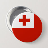 Tonga-Flagge Button (Vorne & Hinten)