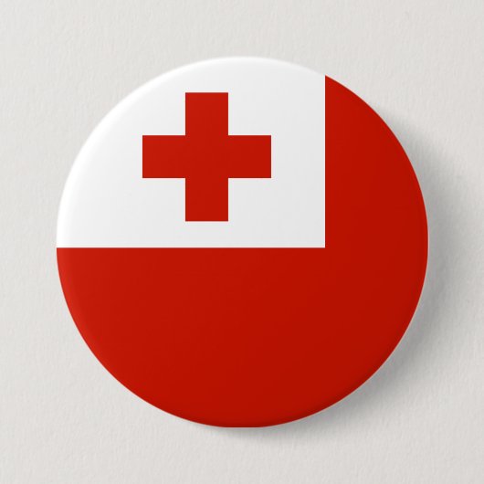 Tonga-Flagge Button (Vorderseite)