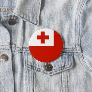 Tonga-Flagge Button