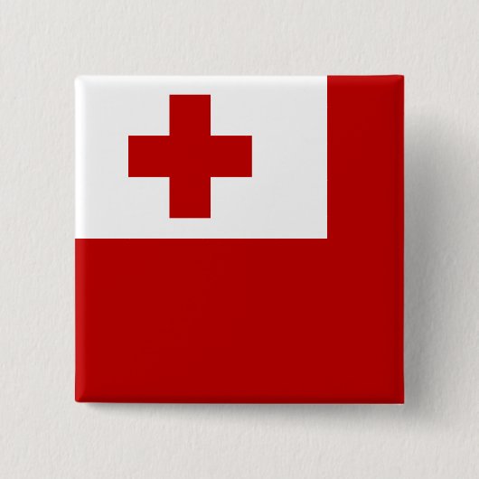 Tonga-Flagge Button (Vorderseite)