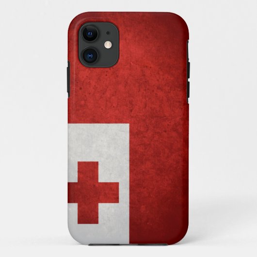 Tonga-Flagge Case-Mate iPhone Hülle (Rückseite)