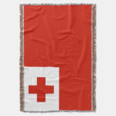Tonga-Flagge Decke (Vorderseite Vertikal)