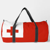 Tonga-Flagge Duffle Bag (Vorderseite)