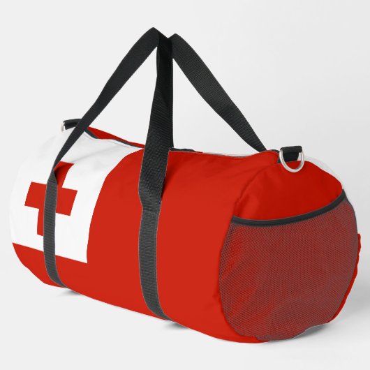 Tonga-Flagge Duffle Bag (Rechte Ecke)