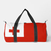 Tonga-Flagge Duffle Bag (Vorderseite)