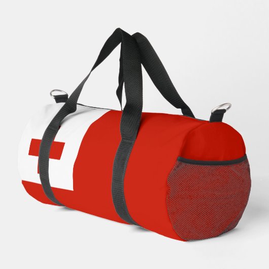 Tonga-Flagge Duffle Bag (Rechte Ecke)