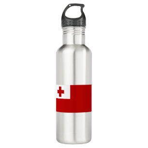 Tonga-Flagge Edelstahlflasche
