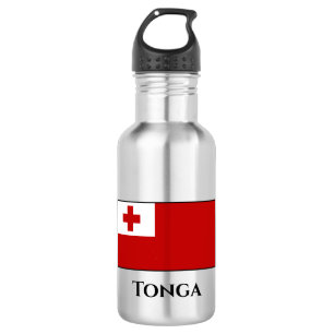 Tonga-Flagge Edelstahlflasche