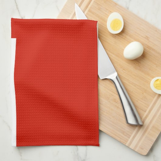 Tonga-Flagge Geschirrtuch (Viertel Falte)