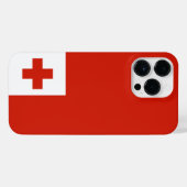 Tonga-Flagge iPhone Hülle (Rückseite (Horizontal))