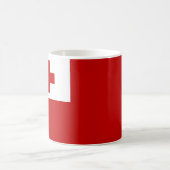 Tonga-Flagge Kaffeetasse (Mittel)