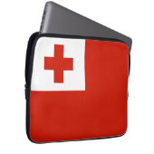 Tonga-Flagge Laptopschutzhülle (Vorne Rechts)